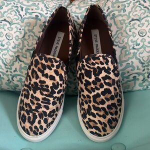 Steve Madden animal print slip on sneaker